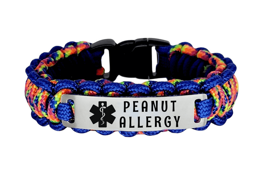 Custom Engraved 275 Paracord Bracelet – Ideal for Kids and Adults